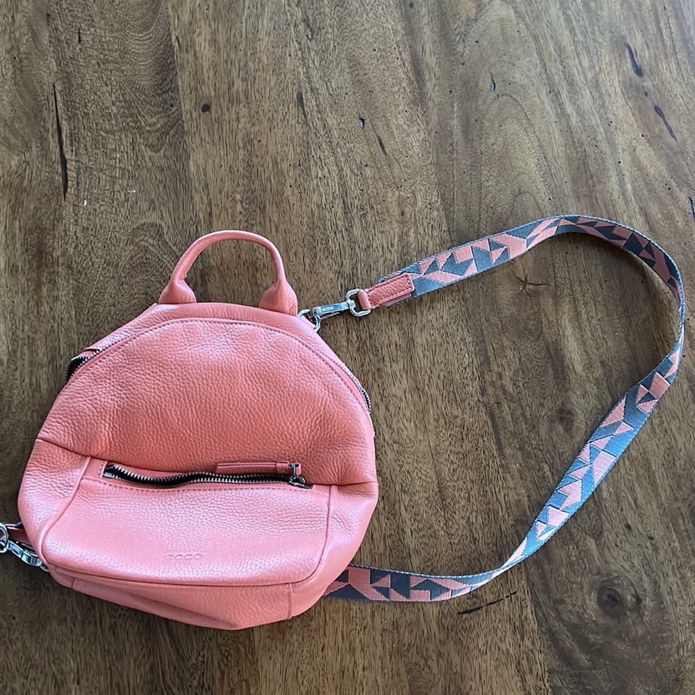 ECCO Mini Backpack Pink - Picture 3 of 5